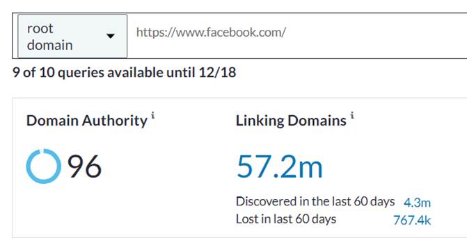 Free MOZ Da Checker Tool